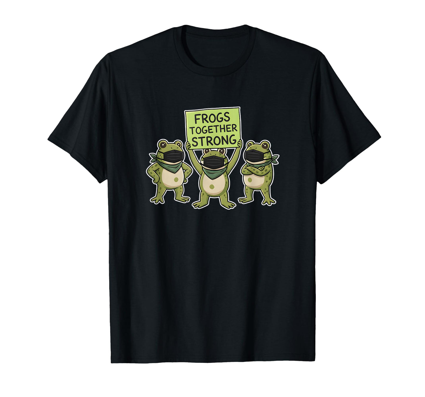 Retro Portland FrogTogether Strong Design T-Shirt