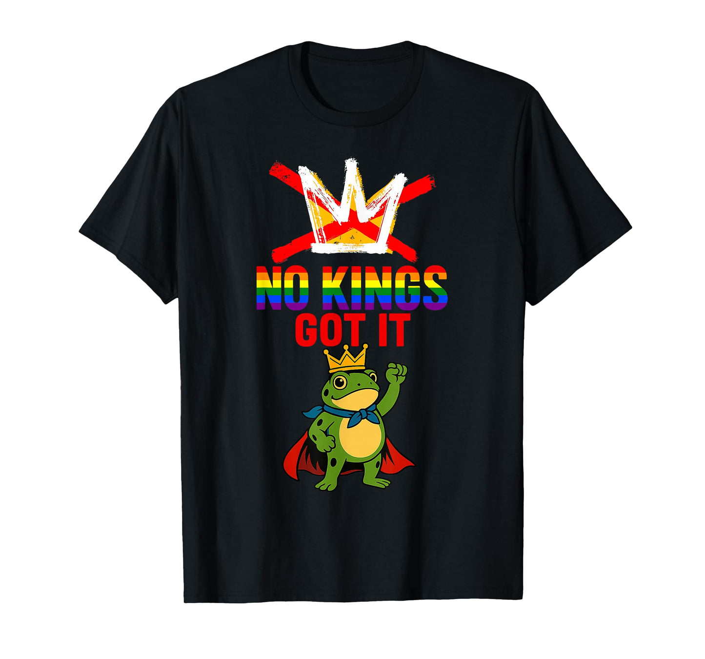 We The People No Kings Patriotic Frog No Kings in America T-Shirt