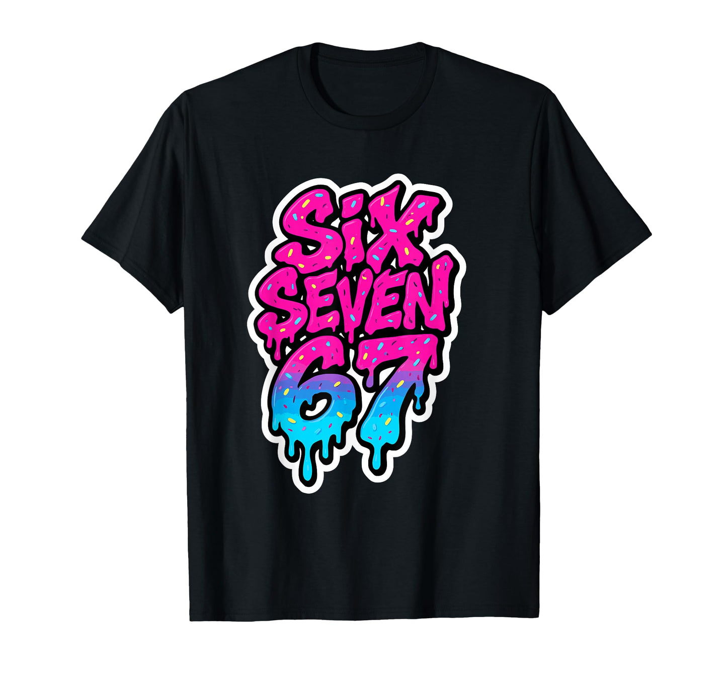 Six Seven 67 Baseball Ice Cream Drip Mason Meme Kids Boys T-Shirt