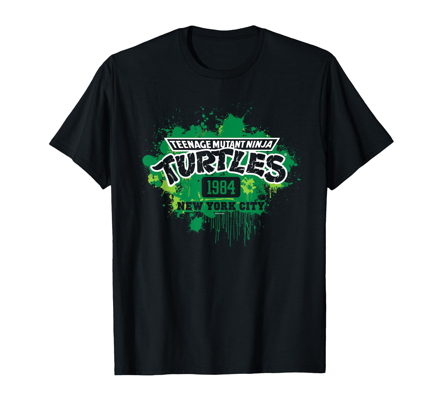 Teenage Mutant Ninja Turtles Retro NYC Slime Cartoon T-Shirt