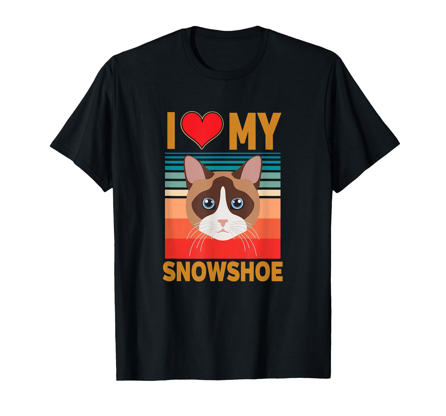 Snowshoe Siamese Cat T-Shirt