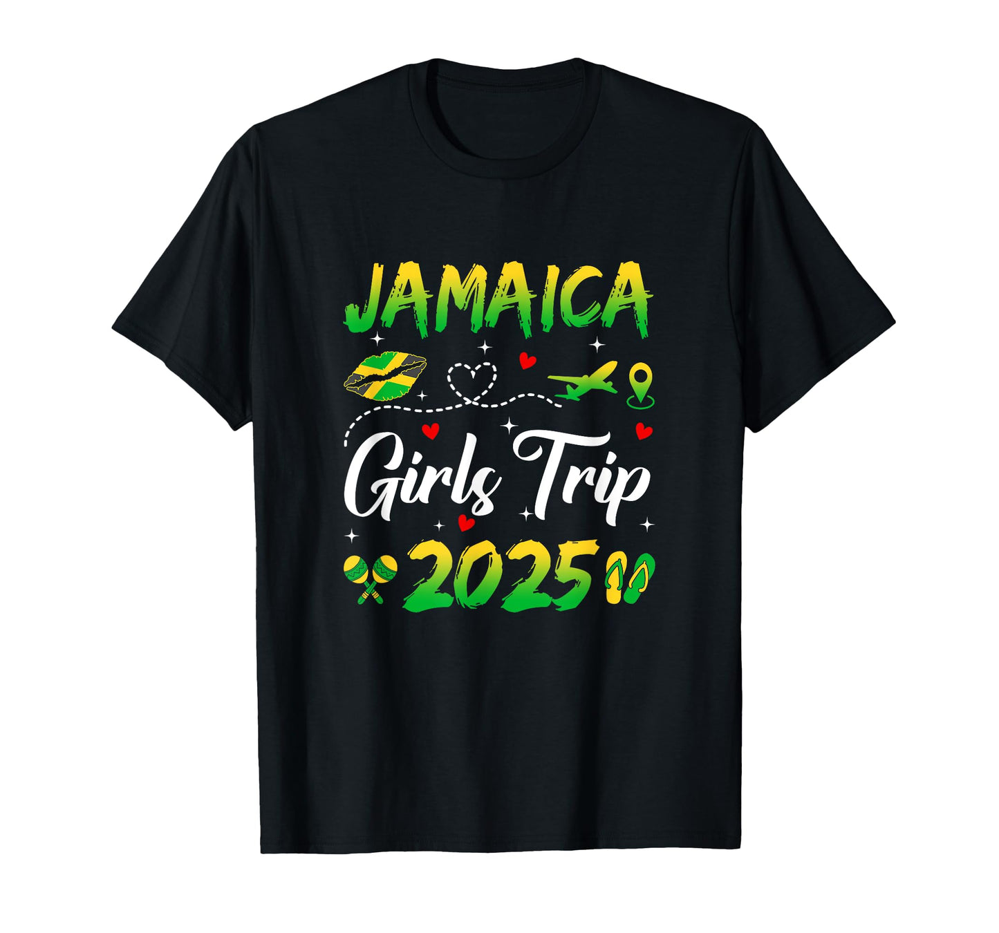 Jamaica Girls Trip 2025 Summer Vacation Weekend Matching T-Shirt