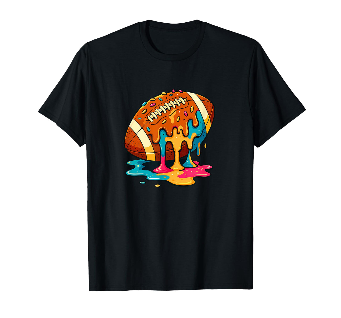 Mens Football Lovers for Lineman Sprinkles Game Day T-Shirt