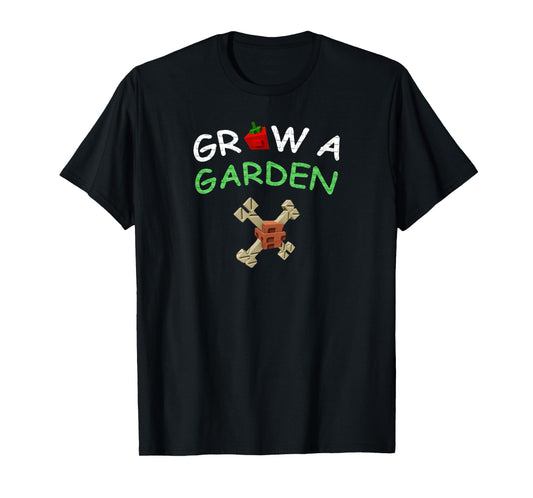 Grow A Garden – Unique Bone Blossom Design for Gamers T-Shirt