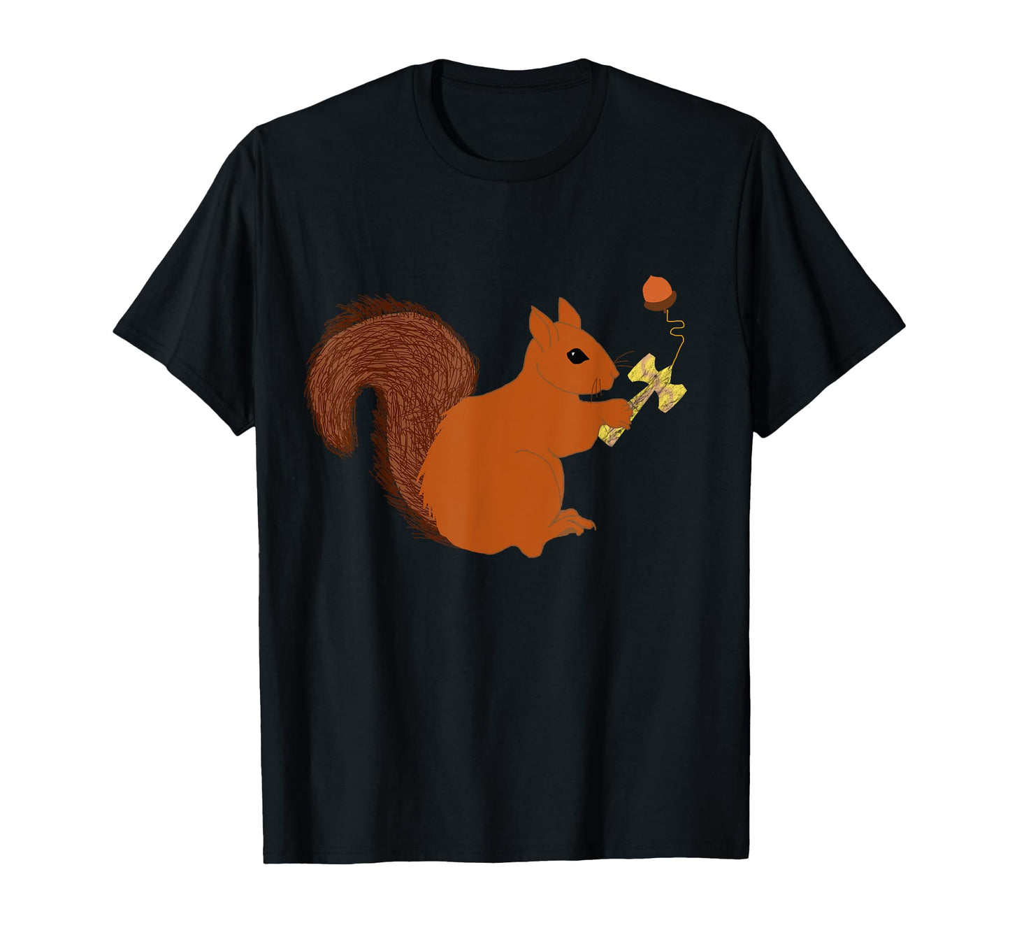 Kendama Sweet Squirrel Playing Kendama Cup Sports T-Shirt T-Shirt
