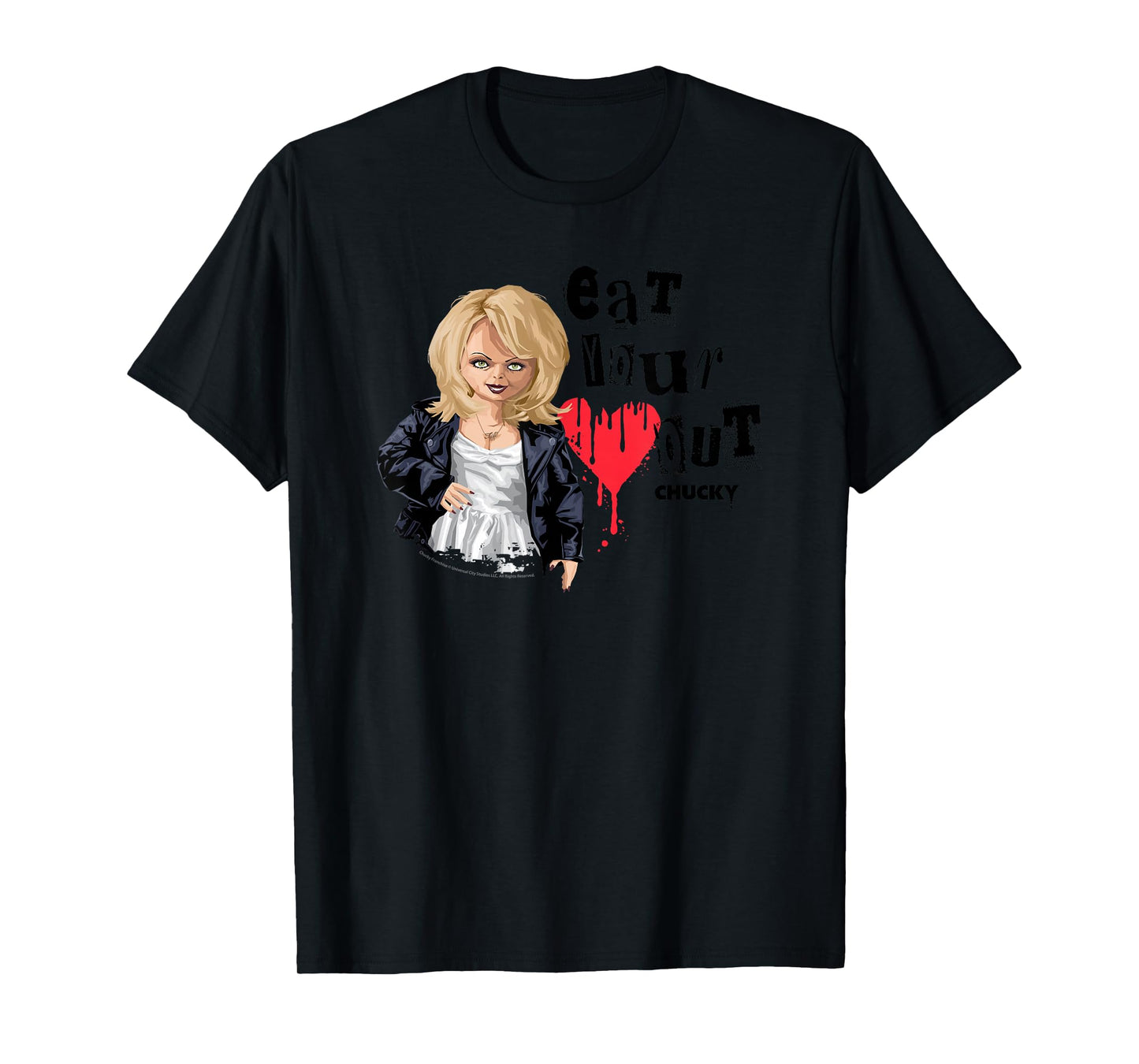 Chucky Tiffany Eat Your Heart Out Valentine T-Shirt