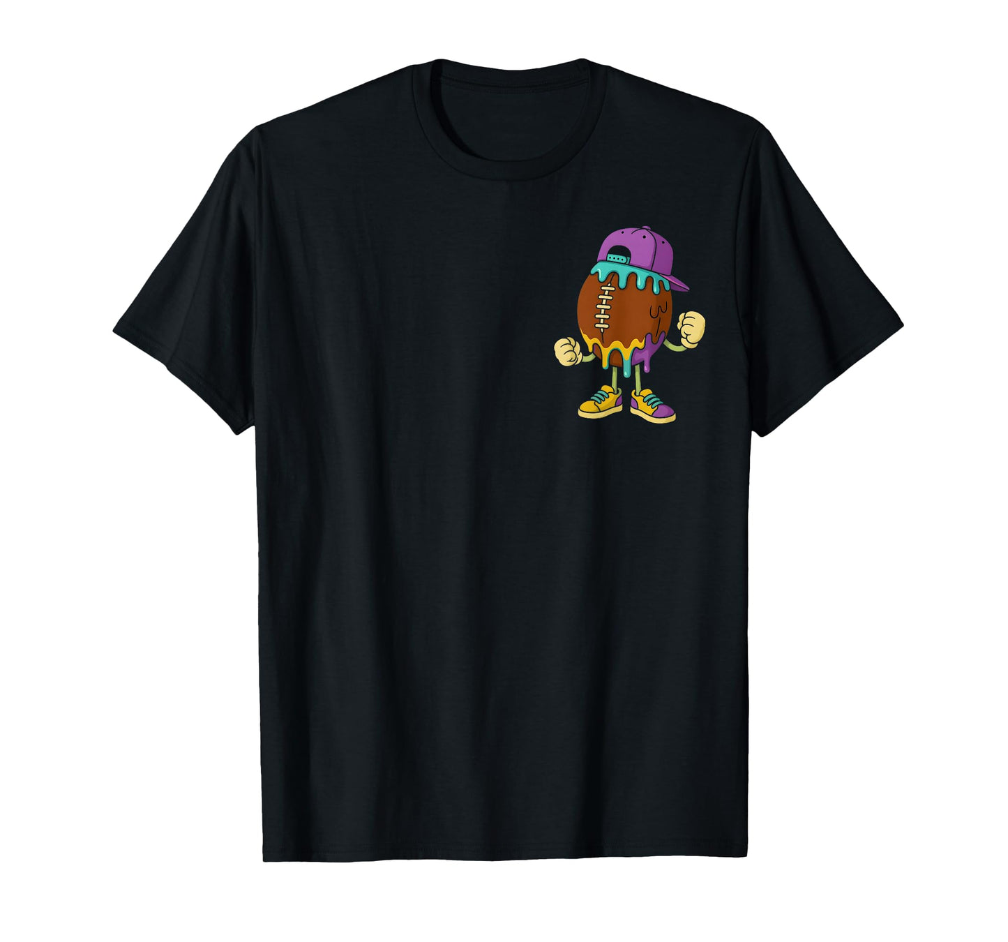Football Drip Boys Football Ice Cream Youth Game Day T-Shirt