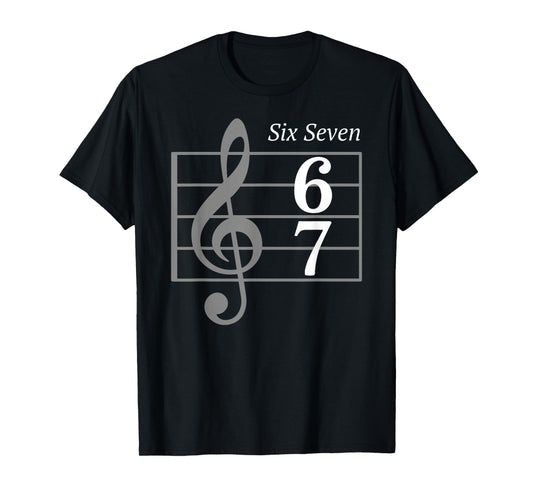 67 Meme Music Slang Musician Six Seven Funny Music Teacher T-Shirt