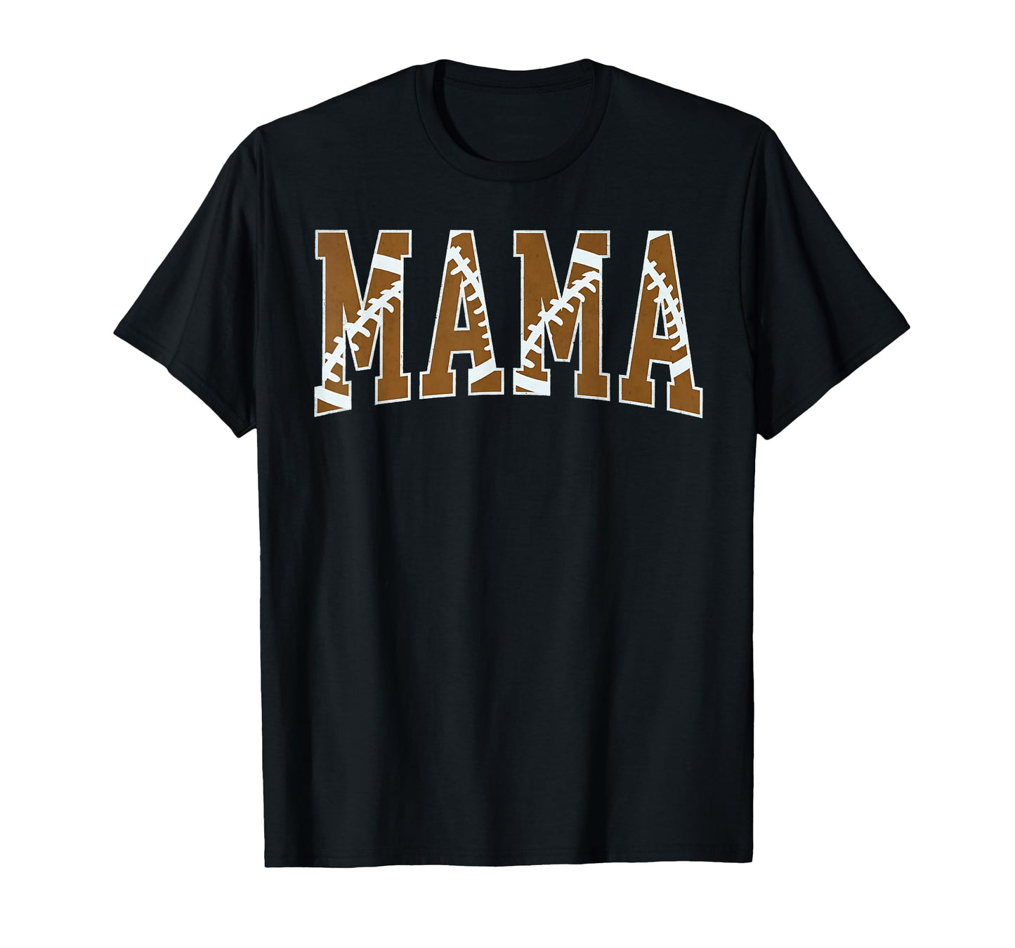 Mama Mom Touchdown American Football Game Day Thanksgiving T-Shirt