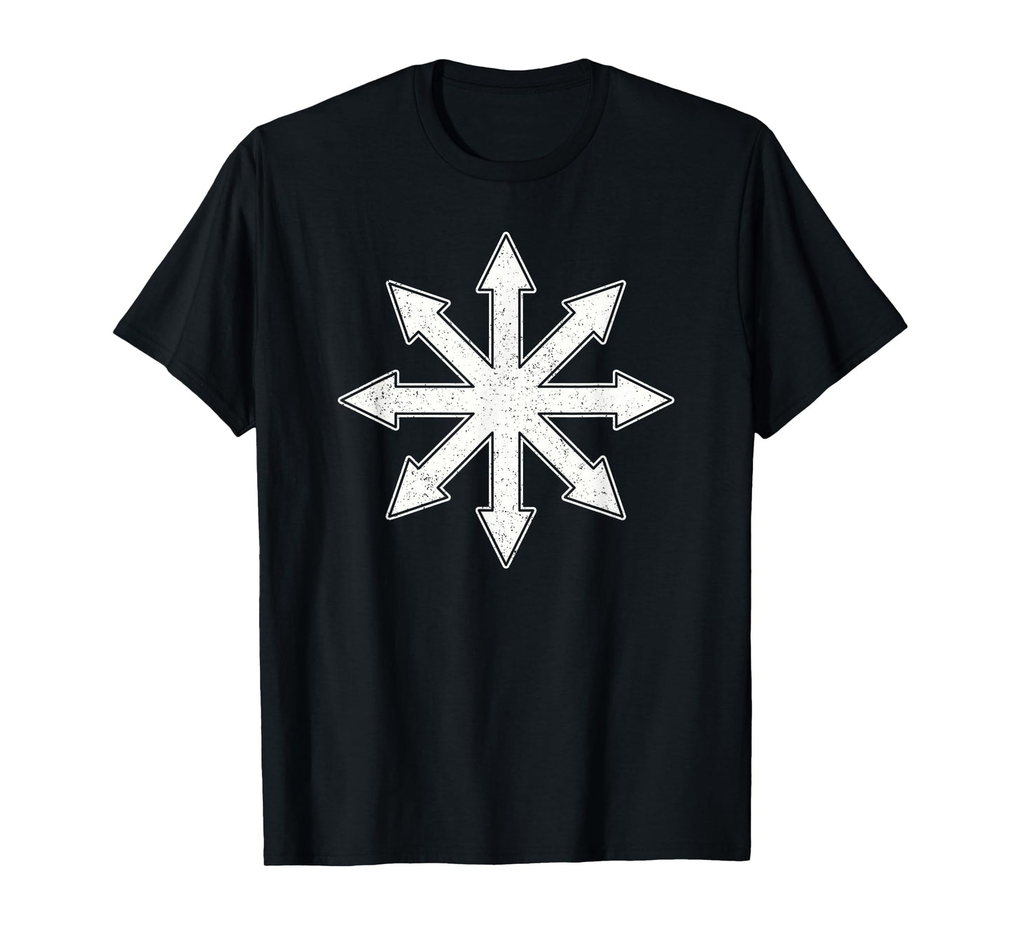 CHAOS SYMBOL CHAOS STAR OCCULT CHAOS CROSS T-Shirt