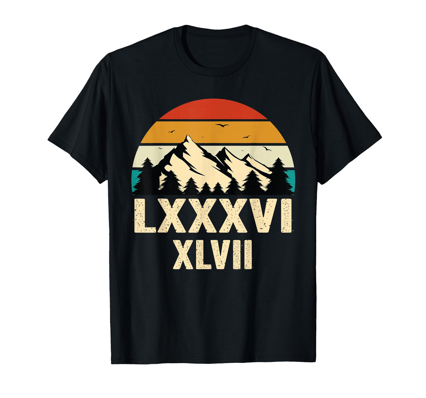 86 47 Roman Numerals LXXXVI XLVII 8647 Anti Trump T-Shirt