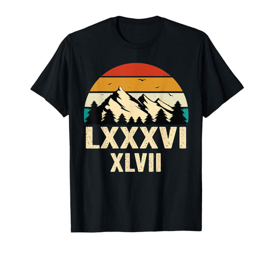 86 47 Roman Numerals LXXXVI XLVII 8647 Anti Trump T-Shirt