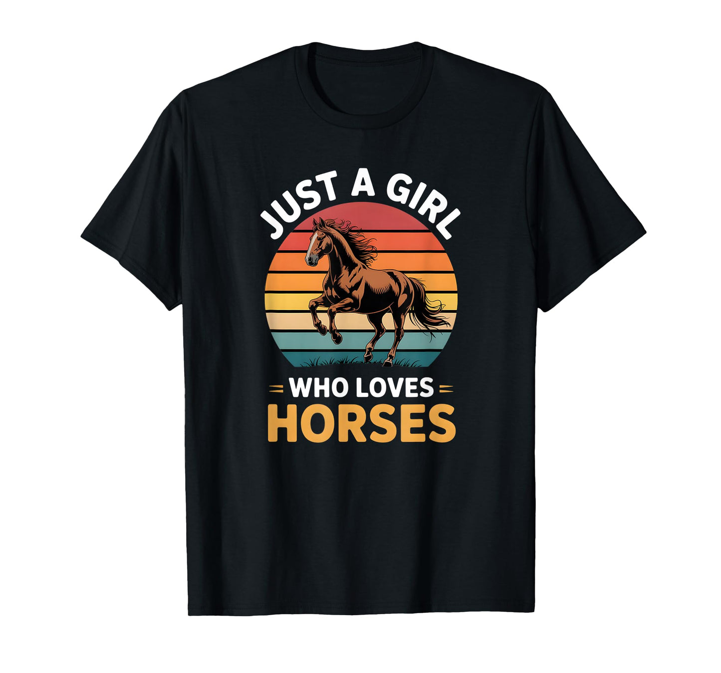 Girls Horse T-Shirt
