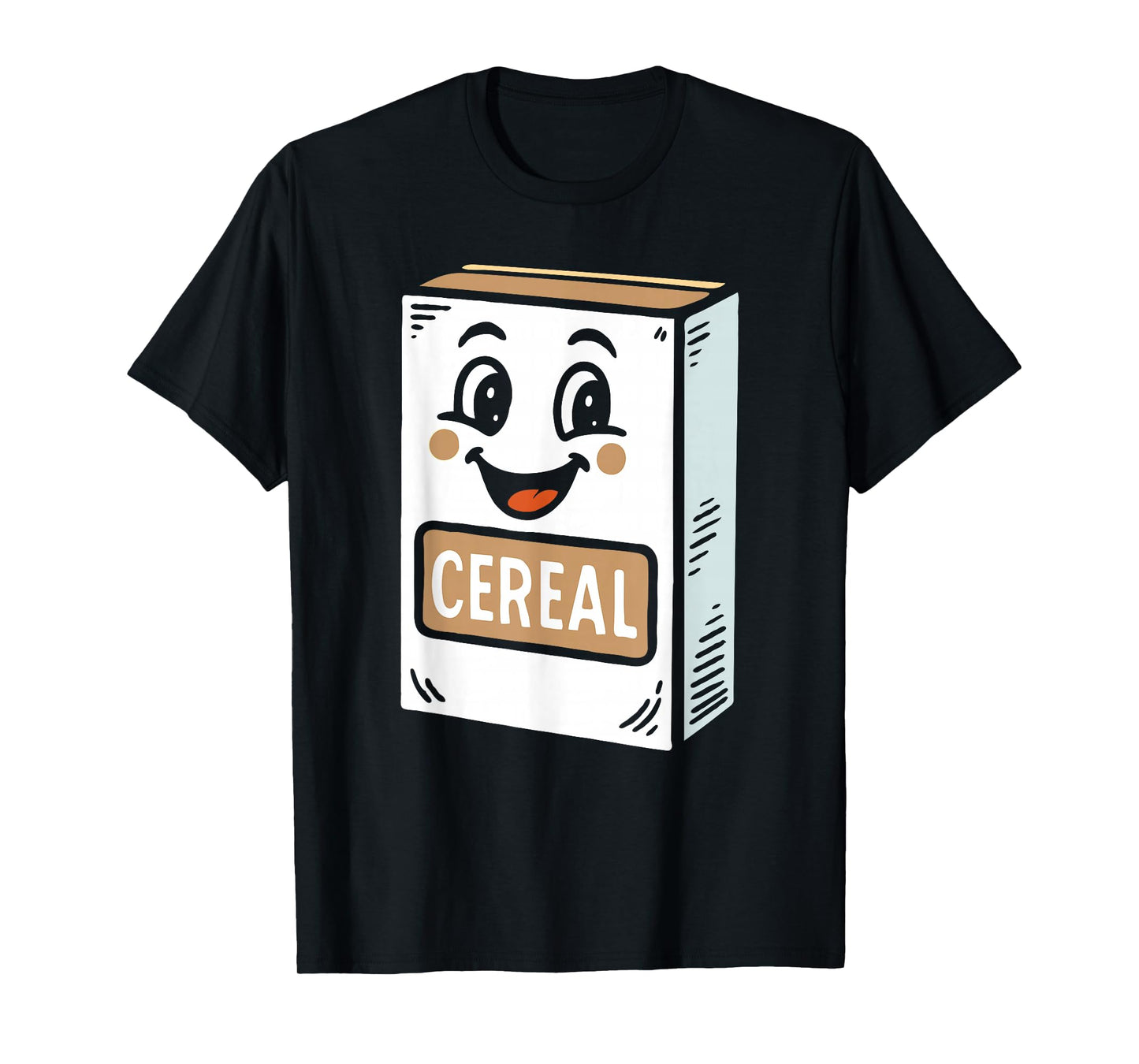 Cereal Box Halloween Easy Costume Funny Matching Kids Womens T-Shirt