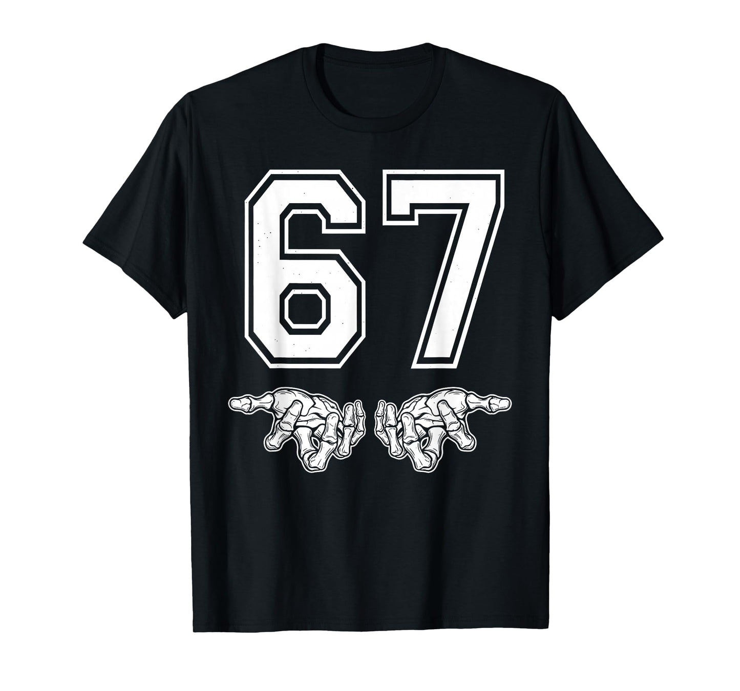 Funny Six Seven 6 7 Meme Gen Alpha Slang T-Shirt