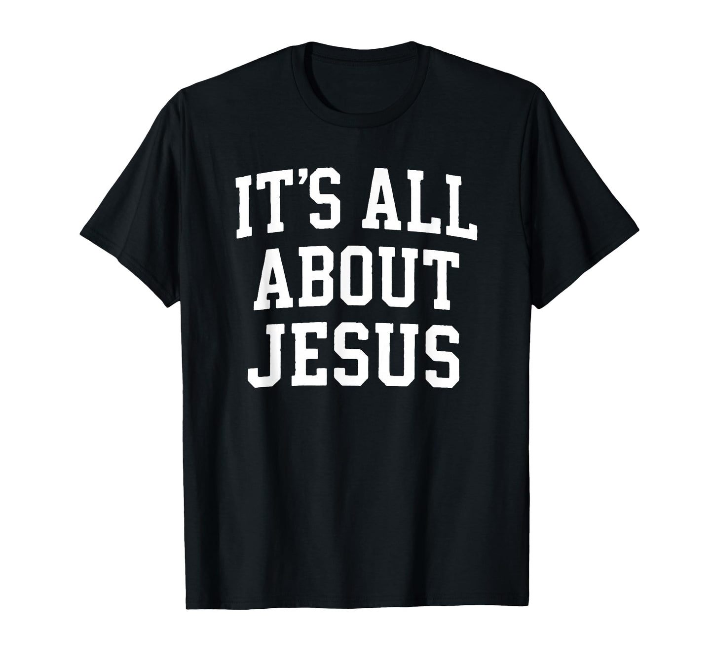IT’S All About Jesus – Christian Sports Football T-Shirt