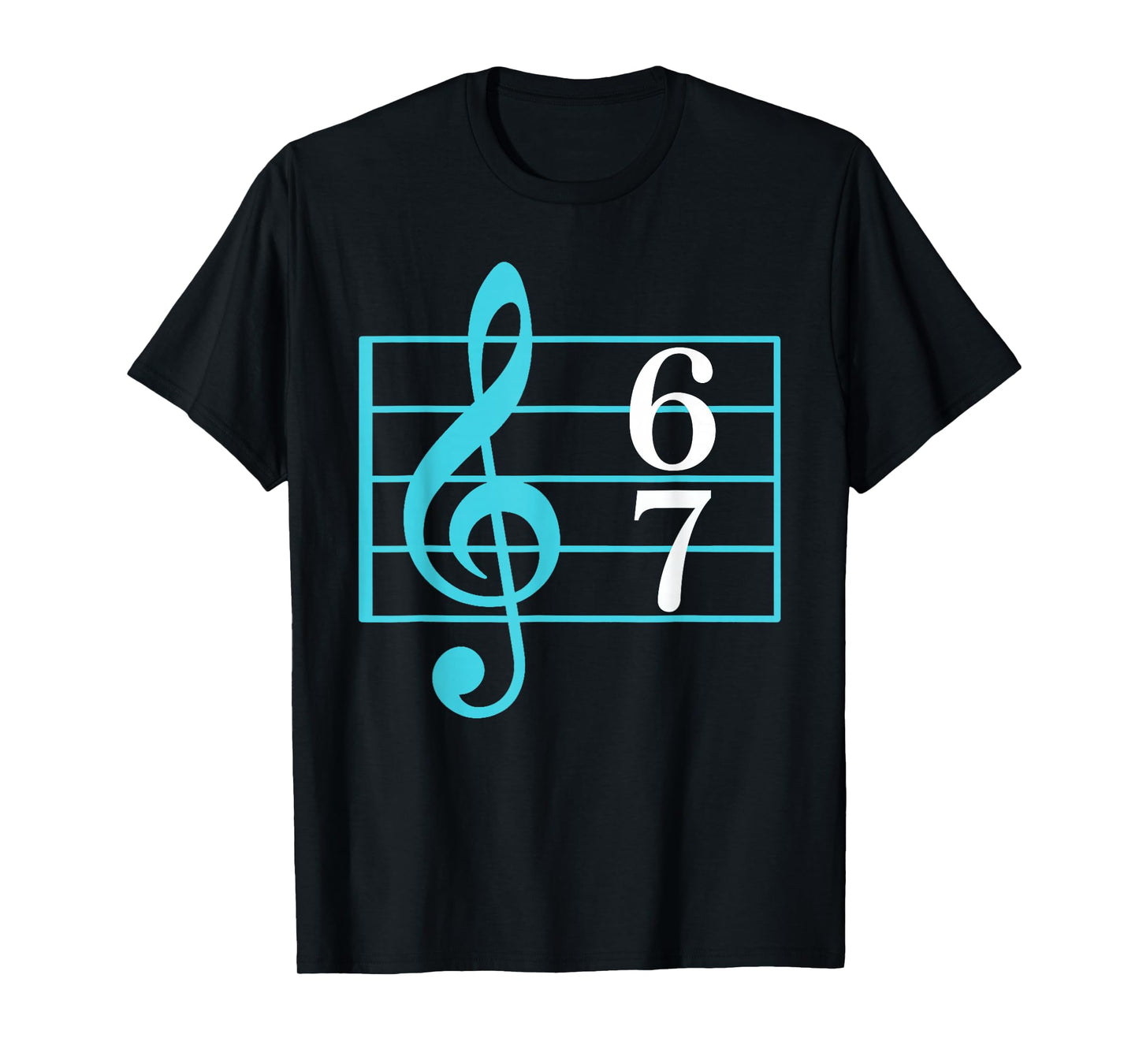 67 Music Meme Slang Six Seven Music Teacher Funny Musician T-Shirt