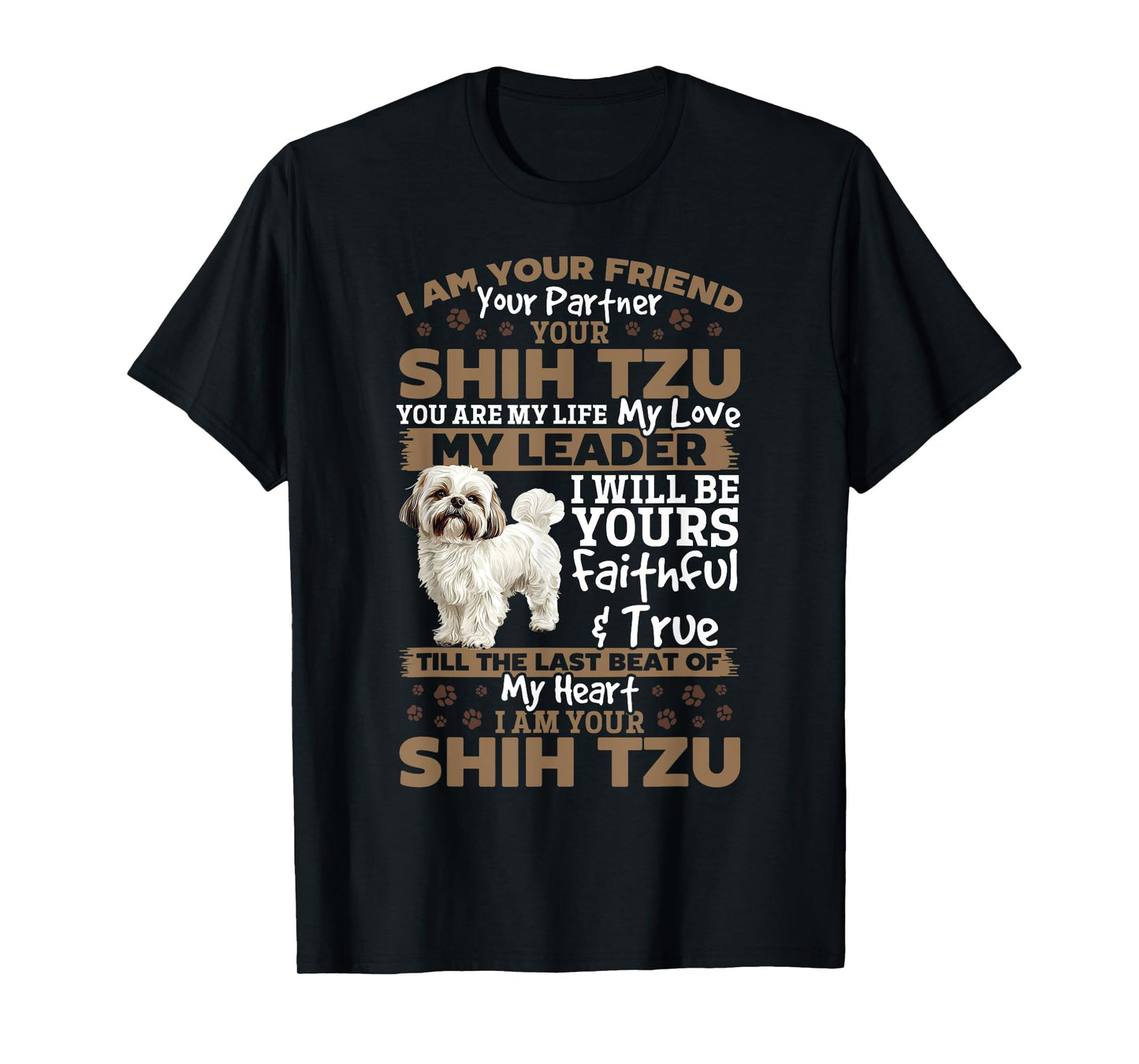Shih Tzu Dog Owner Men Women Kids T-Shirt
