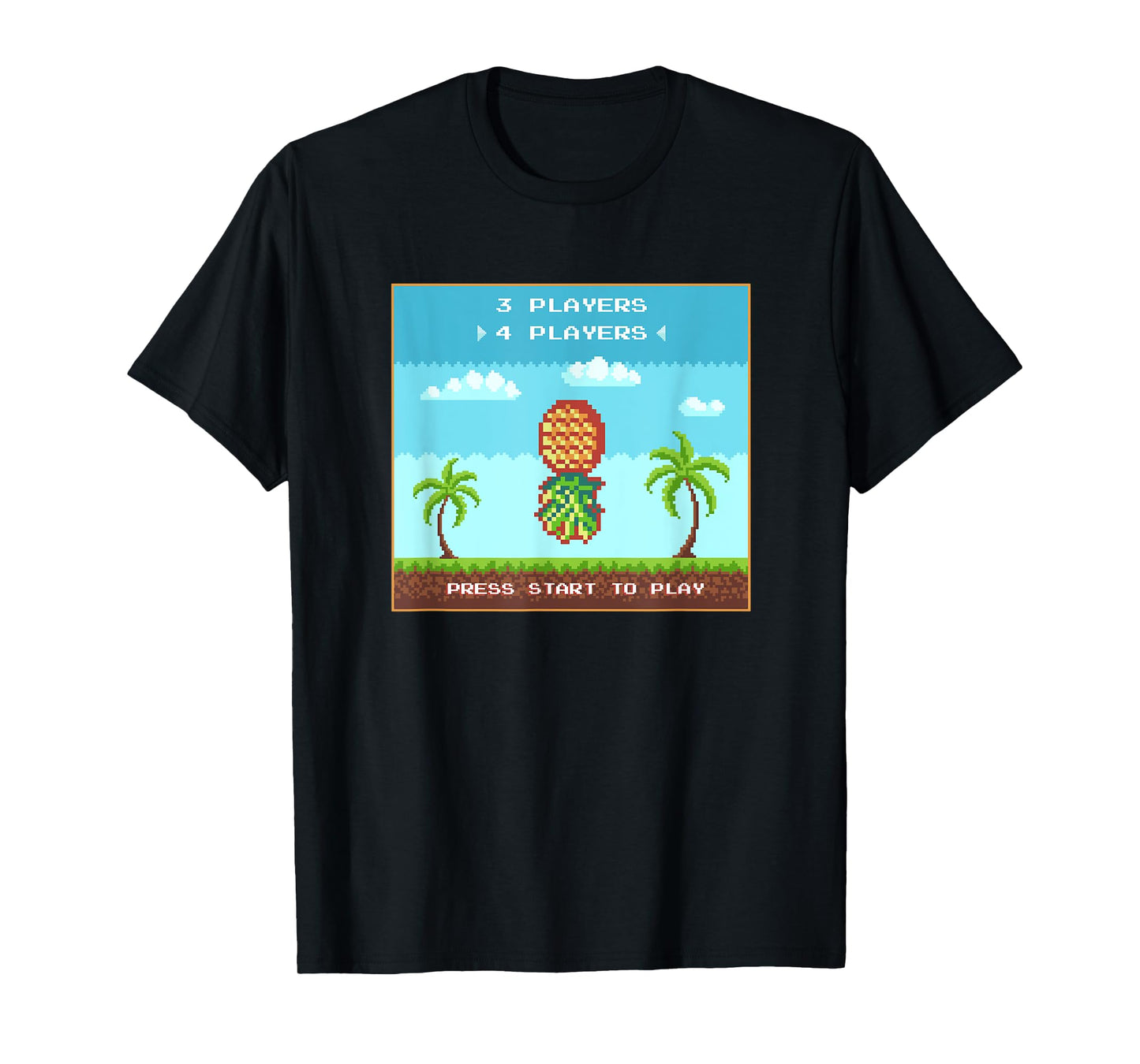 Funny Swingers Lifestyle Party Upside Down Pineapple Gaming T-Shirt