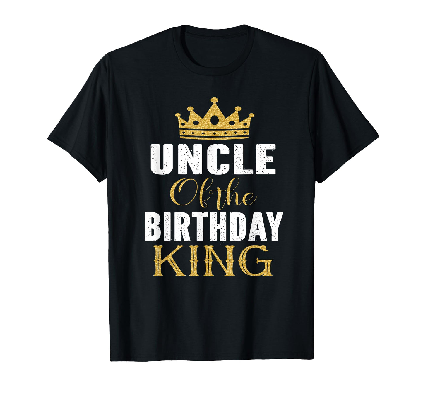 Uncle Of The Birthday King Boys Bday Party Gift For Him T-Shirt