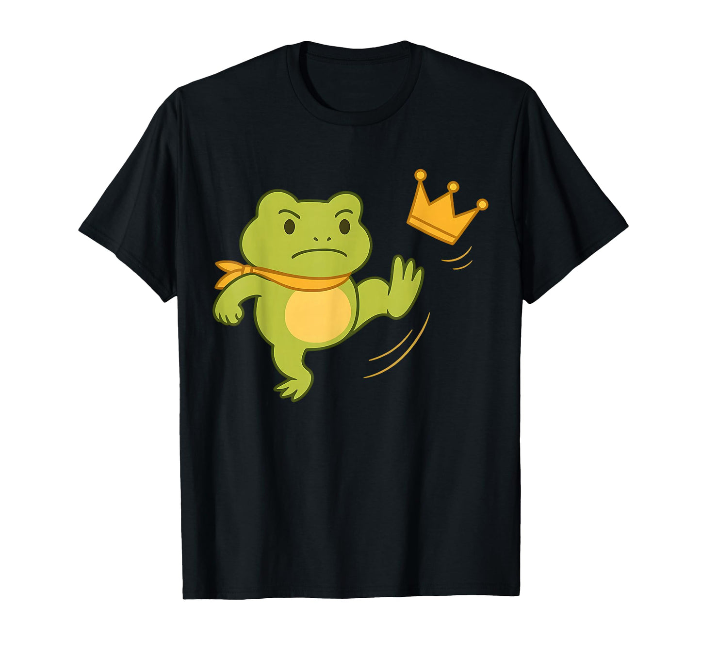 Frogs Against Fascism Frog No King T-Shirt
