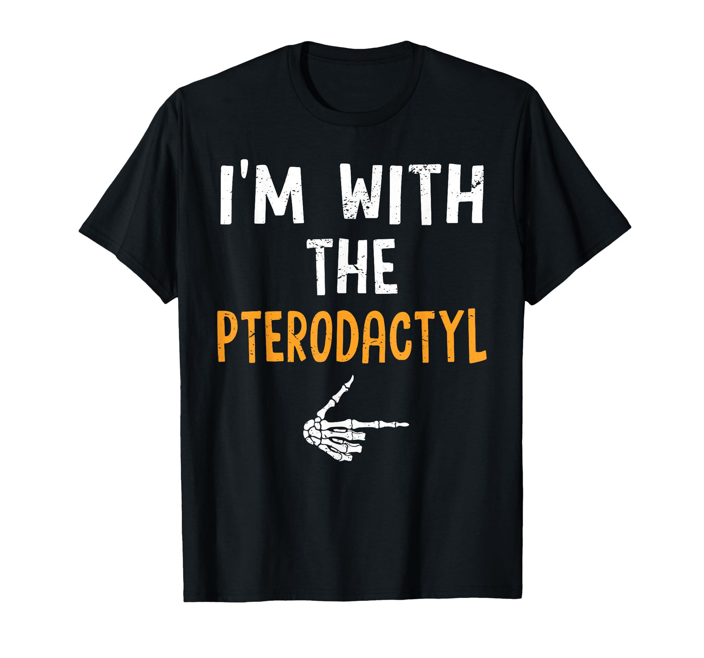 I'm with The Pterodactyl Costume Halloween Matching Couple T-Shirt