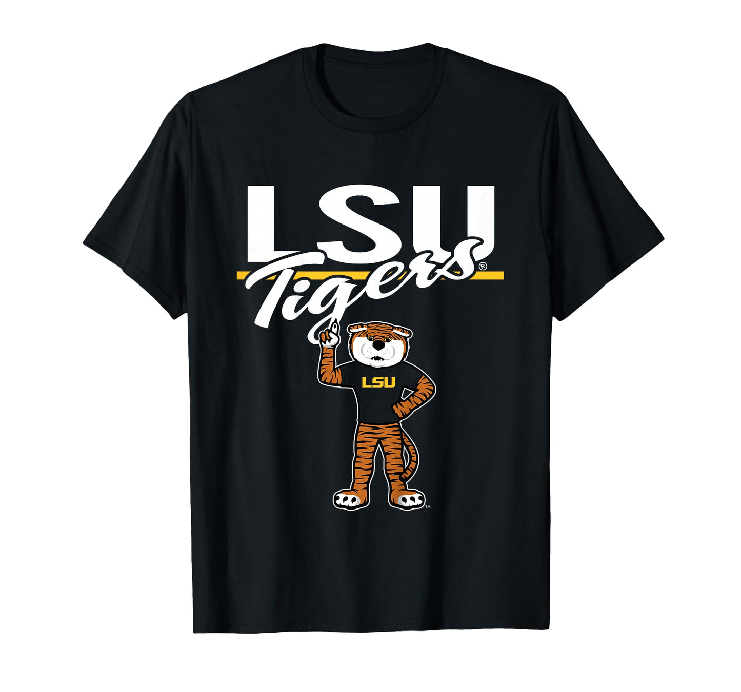 Kids LSU Tigers Kid's Mascot Purple Officially Licensed T-Shirt