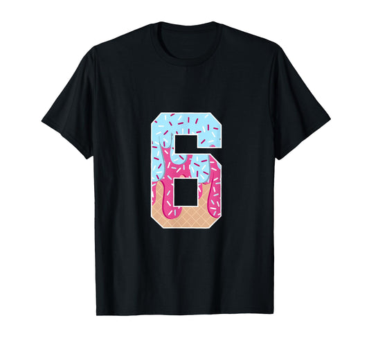 67 Ice Cream Drip Meme Six Seven Gen Alpha Slang T-Shirt
