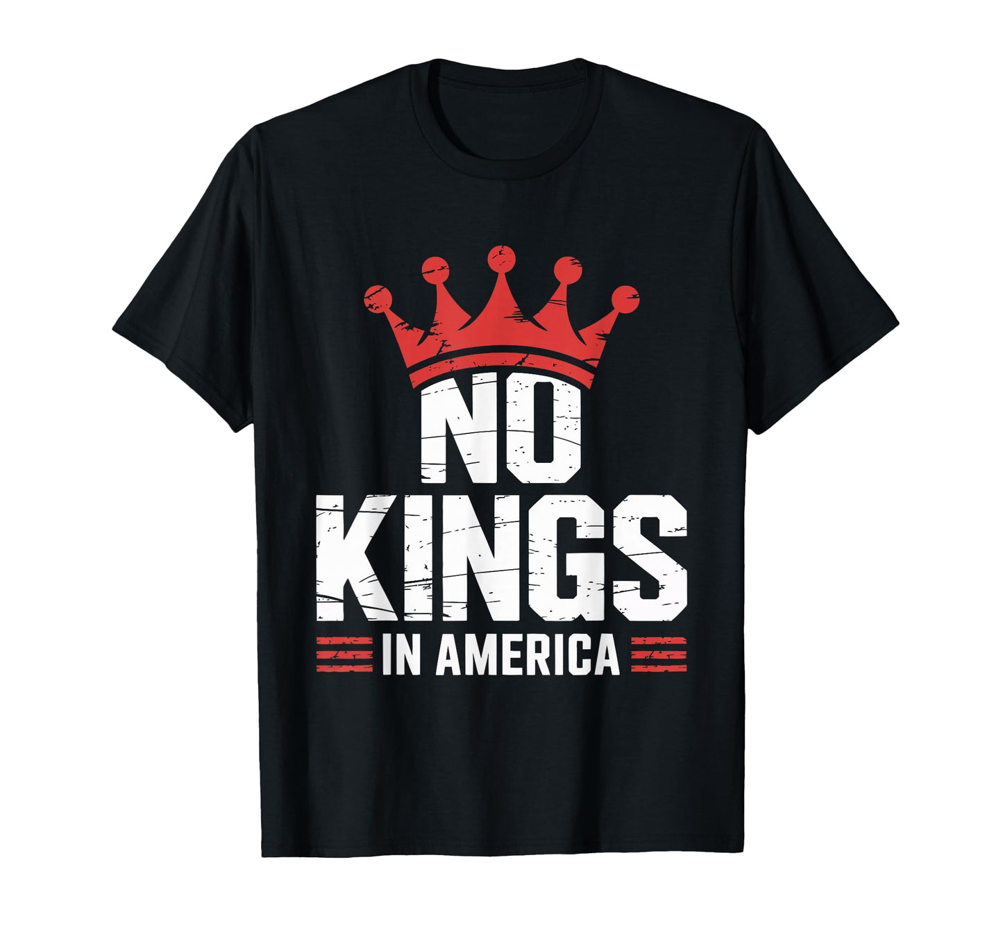 No Kings in America Since 1776 Vintage USA Freedom T-Shirt