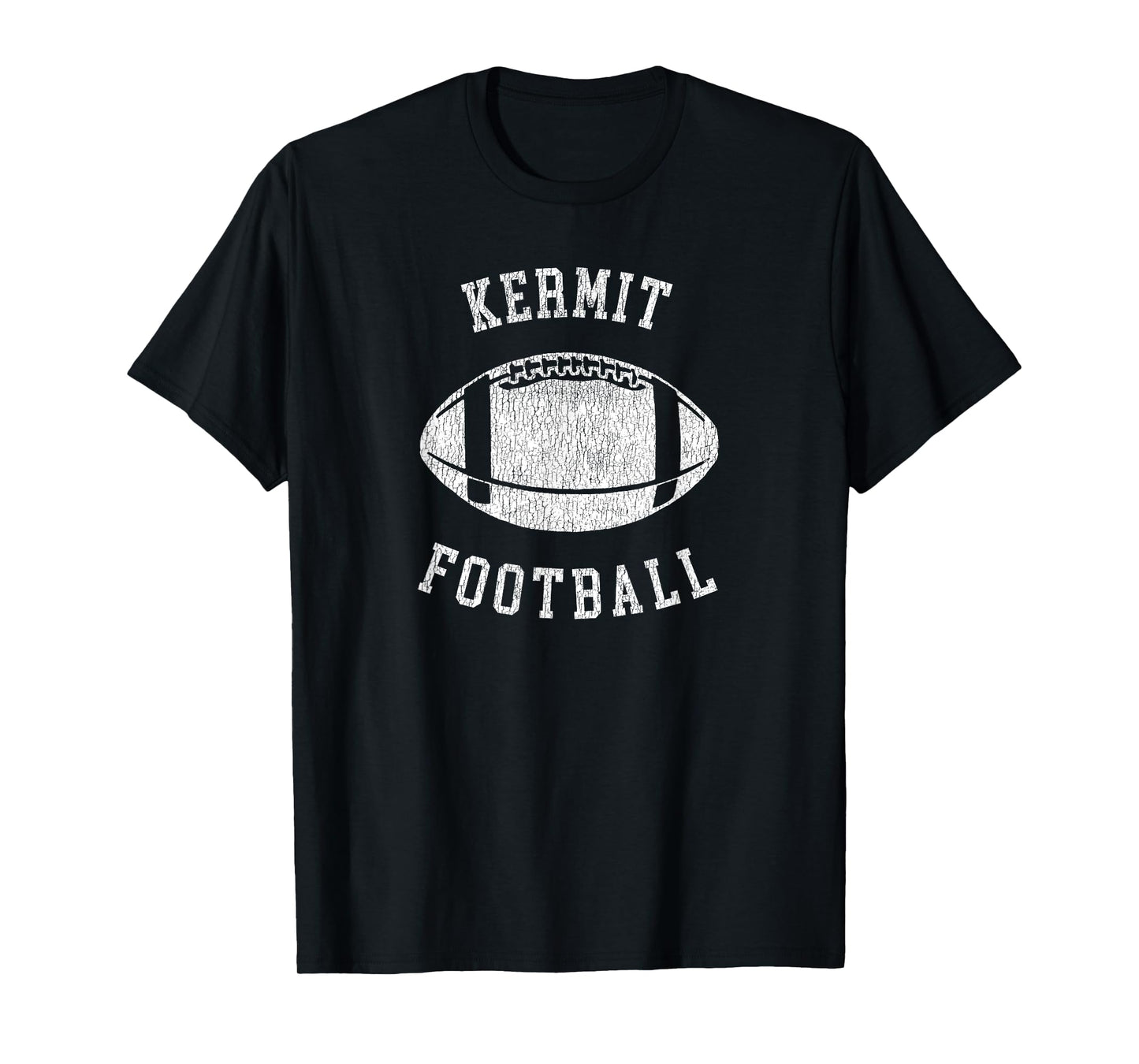 Kermit Football Distressed Vintage 80's Throwback Classic T-Shirt