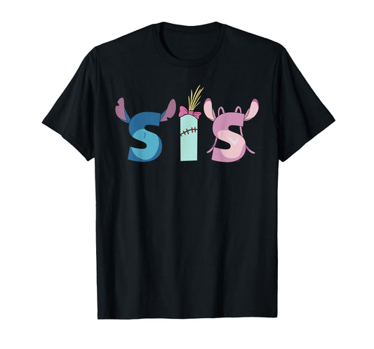 Disney Lilo & Stitch "Sis" Sister Birthday Gift Family Trip T-Shirt