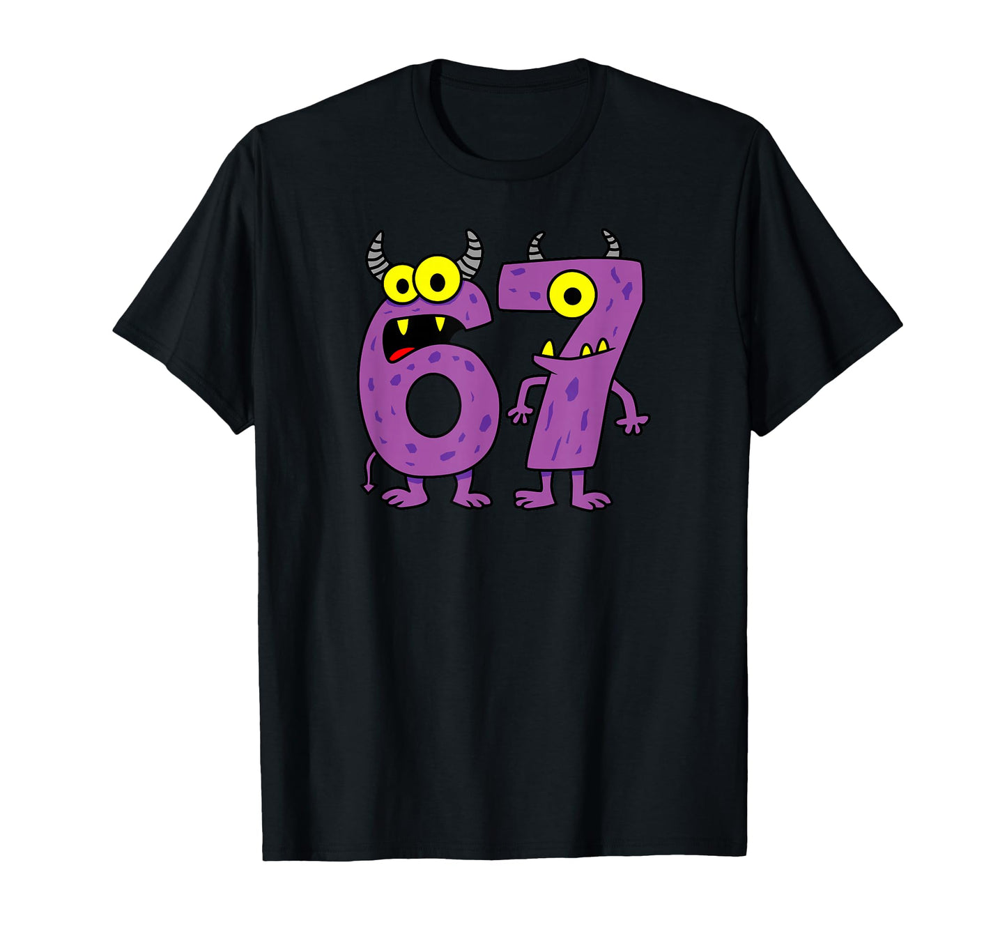 Halloween Number 6 7 Monster Costume T-Shirt
