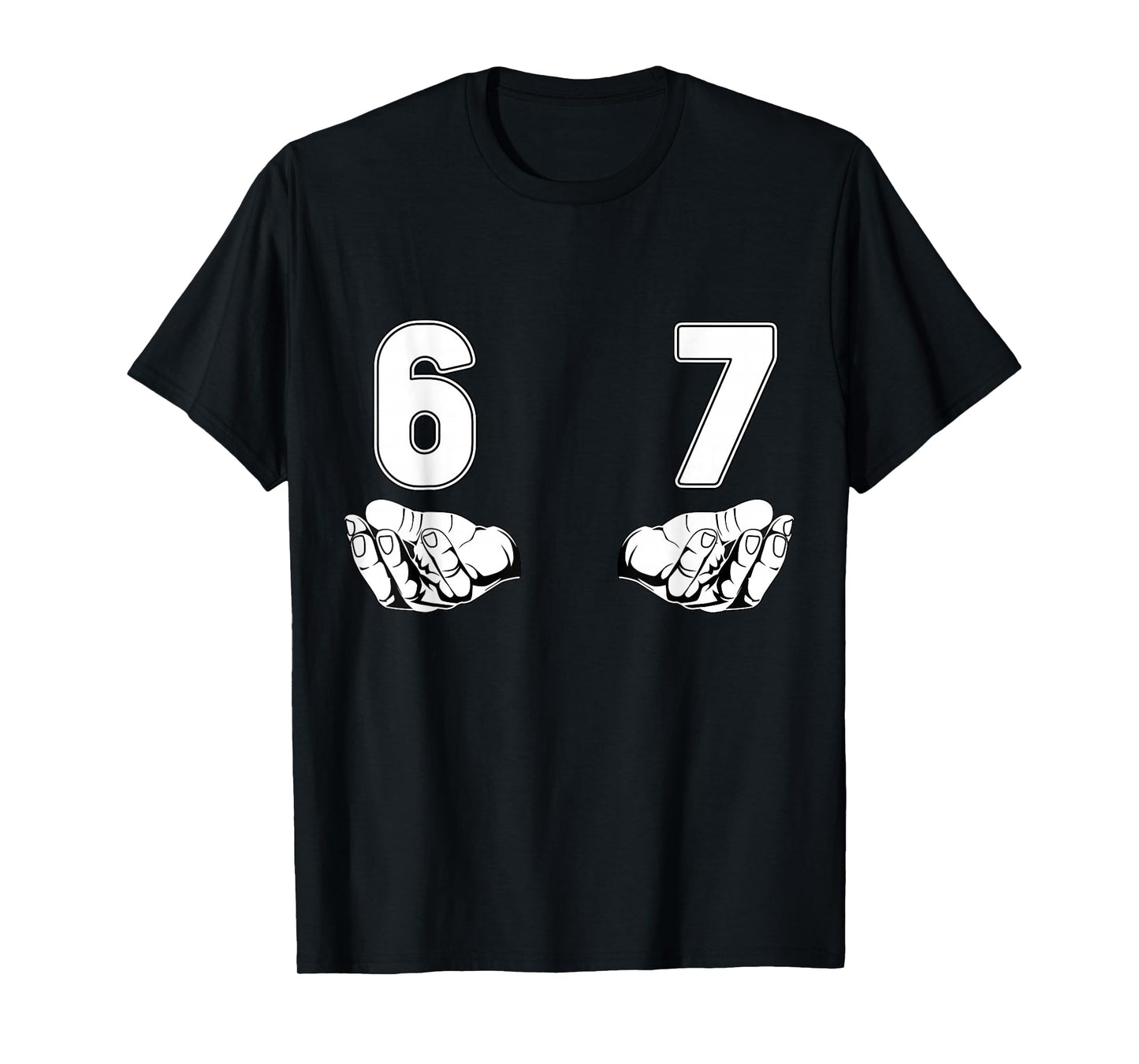 Funny Six Seven gen Alpha Slang Meme 6 7 Costume T-Shirt