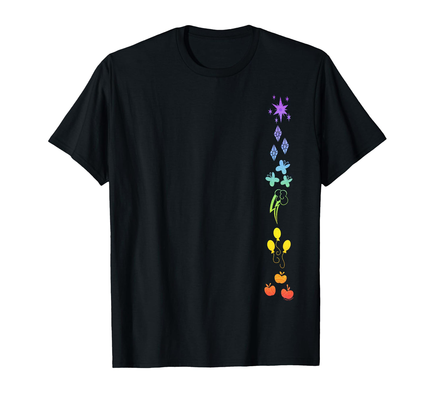 My Little Pony: Friendship Is Magic Rainbow Ponies Aligned T-Shirt