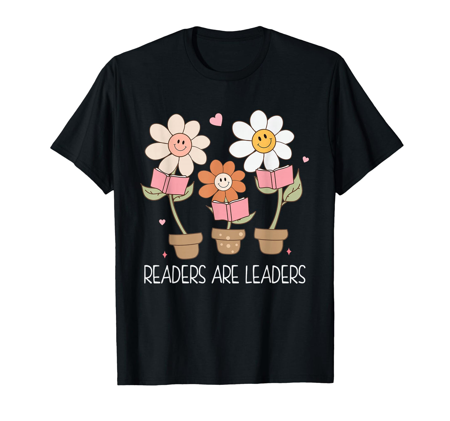 Readers Are Leaders Motivational Reading Book Quote T-Shirt