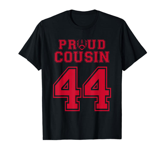 Custom Proud Football Cousin Number 44 R Personalized T-Shirt
