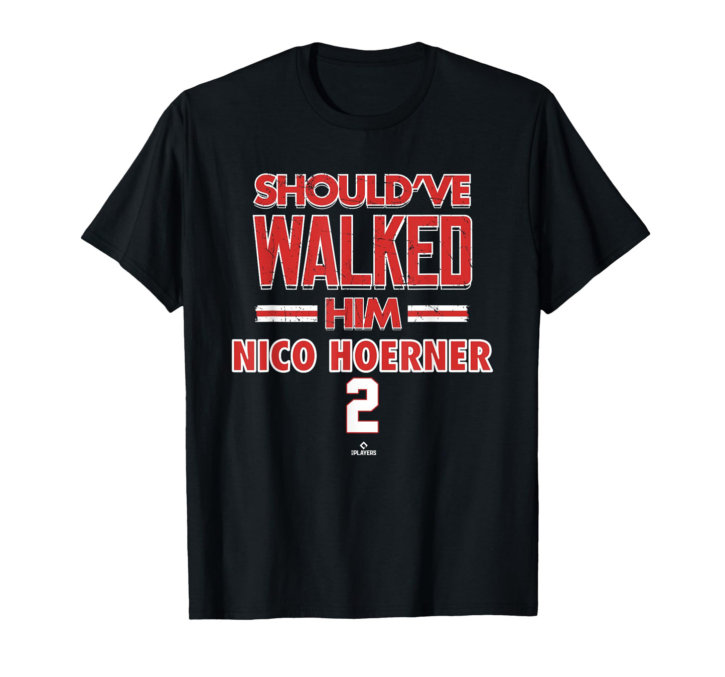 Should've Walked Him Nico Hoerner Chicago Baseball MLBPA T-Shirt