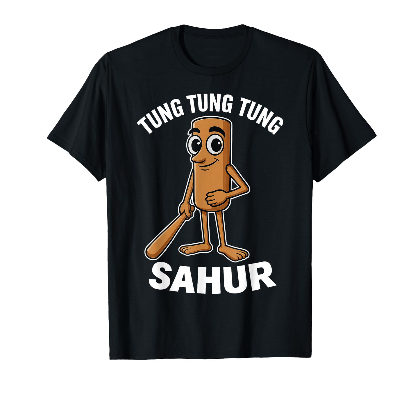 Kids Meme Italian Brainrot Tung Tung Tung Sahur T-Shirt