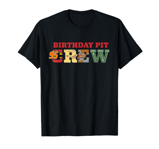 Disney & Pixar's Cars Birthday Pit Crew Party Squad T-Shirt
