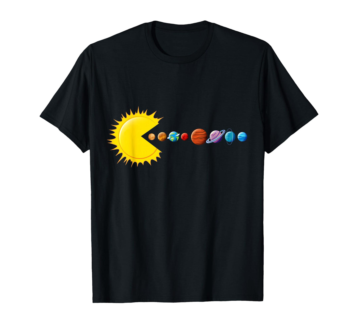 Funny Solar System - Astronauts Space Video Games T-Shirt
