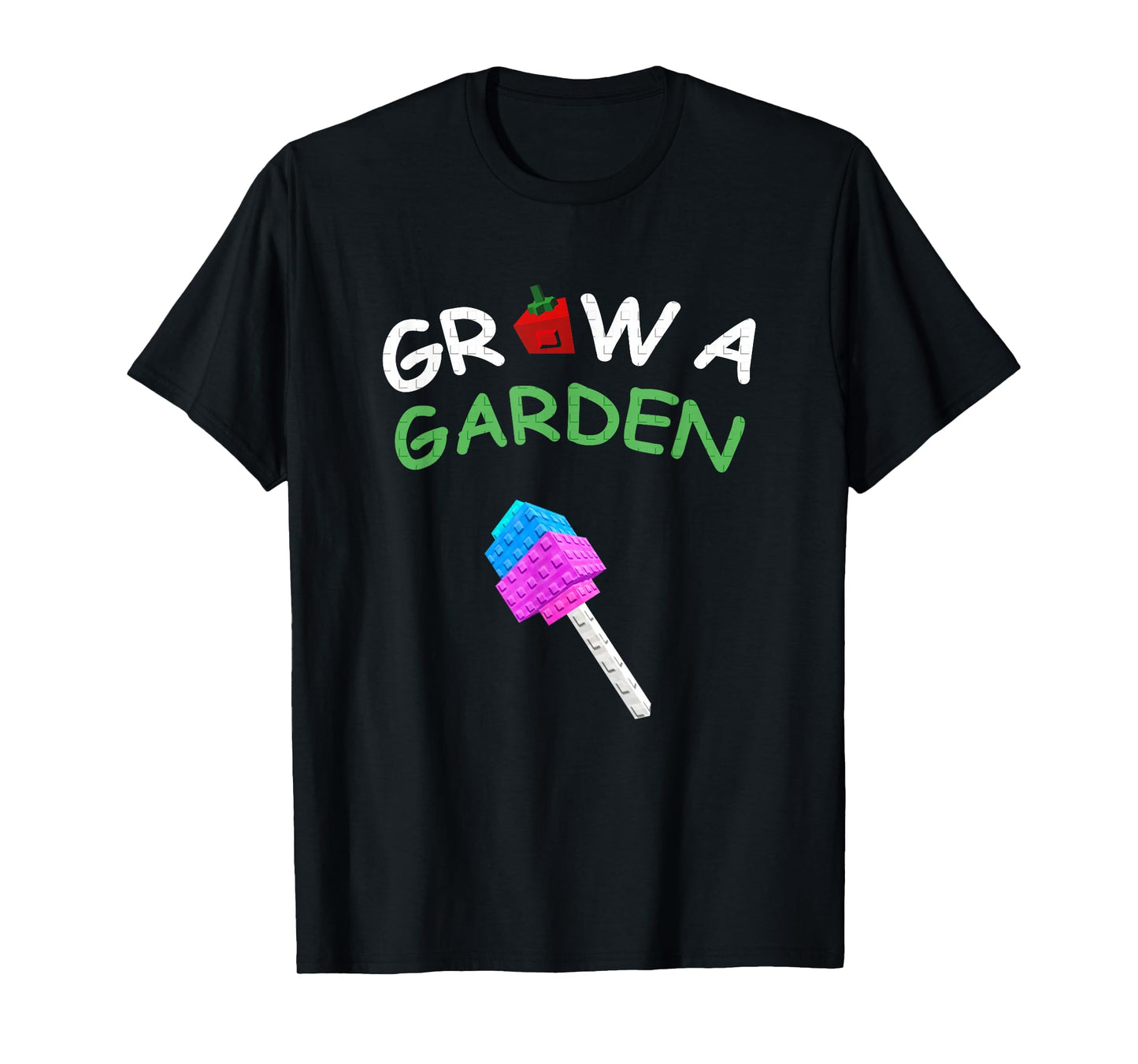 Grow A Garden Magic Candy Blossom Gamer Aesthetic Design T-Shirt