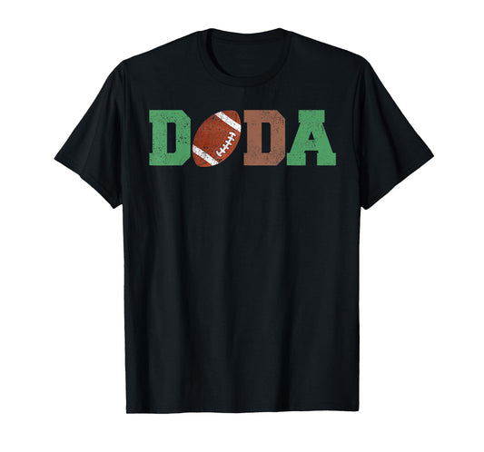 Dada of the 1 Year old Football 1st Year Down Birthday Party T-Shirt