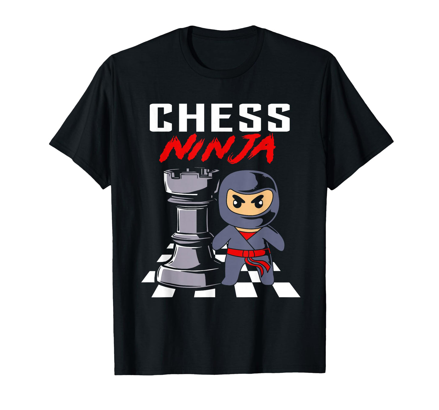 Funny chess ninja T-Shirt for kids and chess player T-Shirt