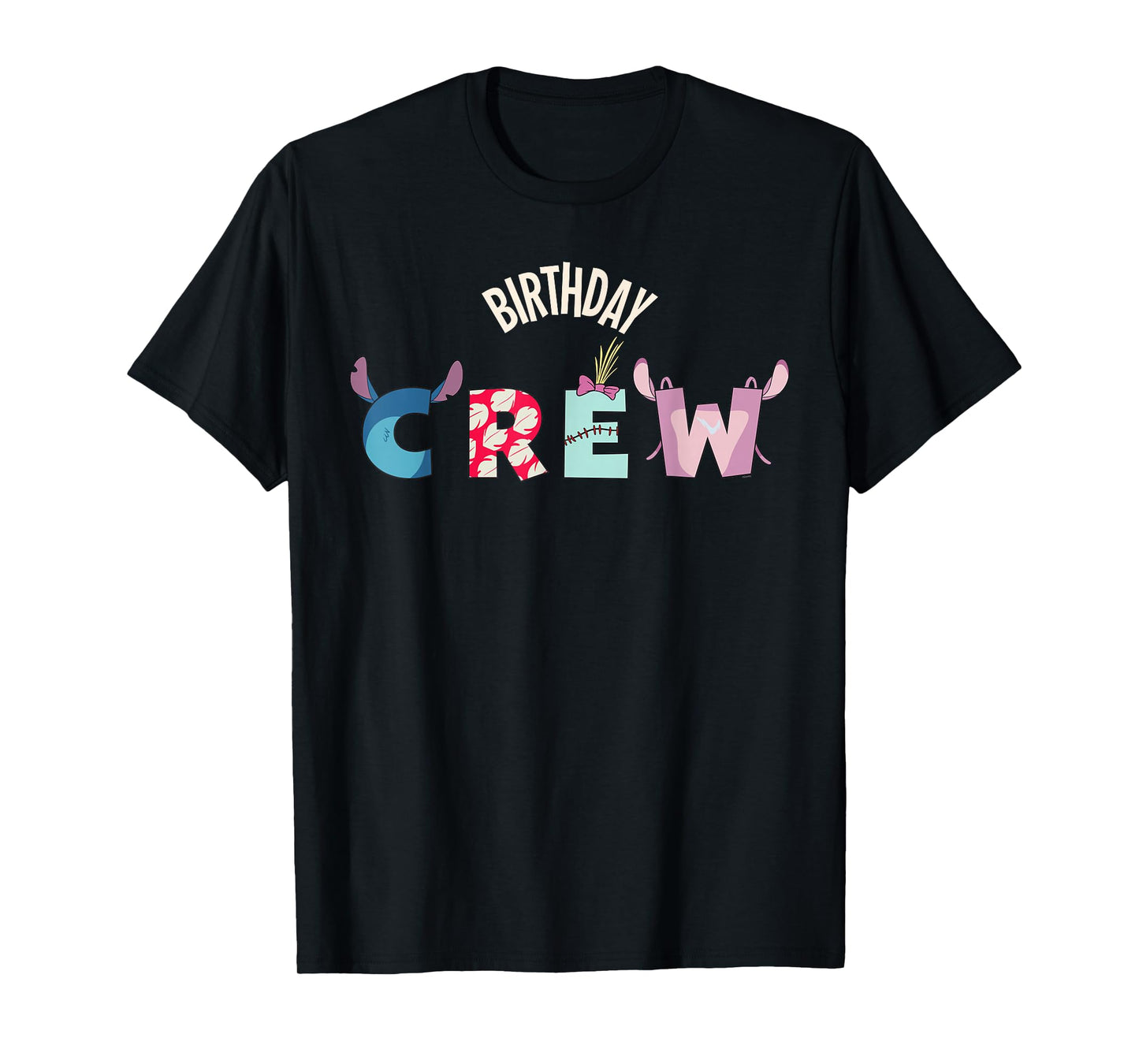 Disney Lilo & Stitch "Birthday Crew" Matching Birthday Party T-Shirt