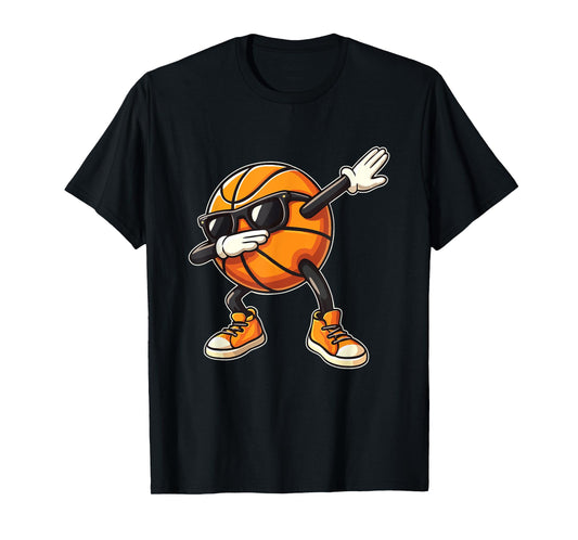 Dabbing Basketball - Basketball Player Fan Basketball Coach T-Shirt