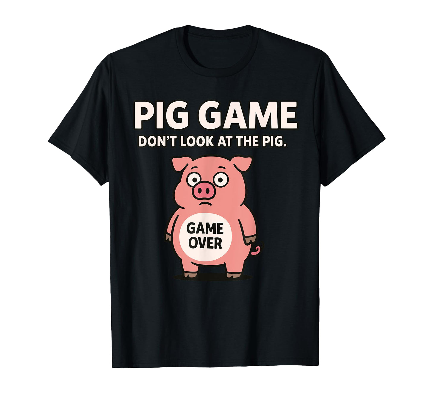 Funny Pig Game T-Shirt