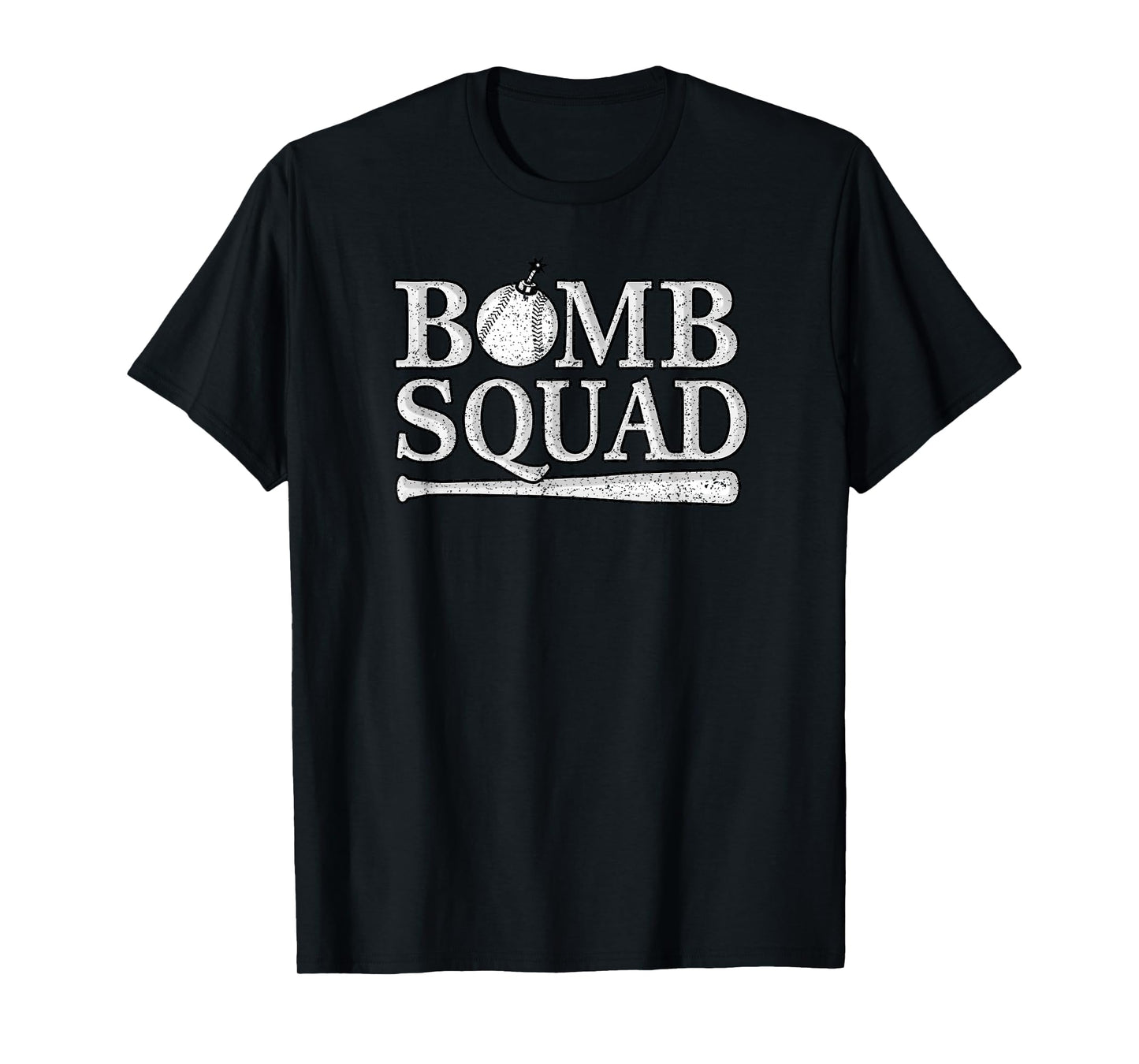Vintage Bomb Squad Dinger Home Run Baseball Softball Hitting T-Shirt