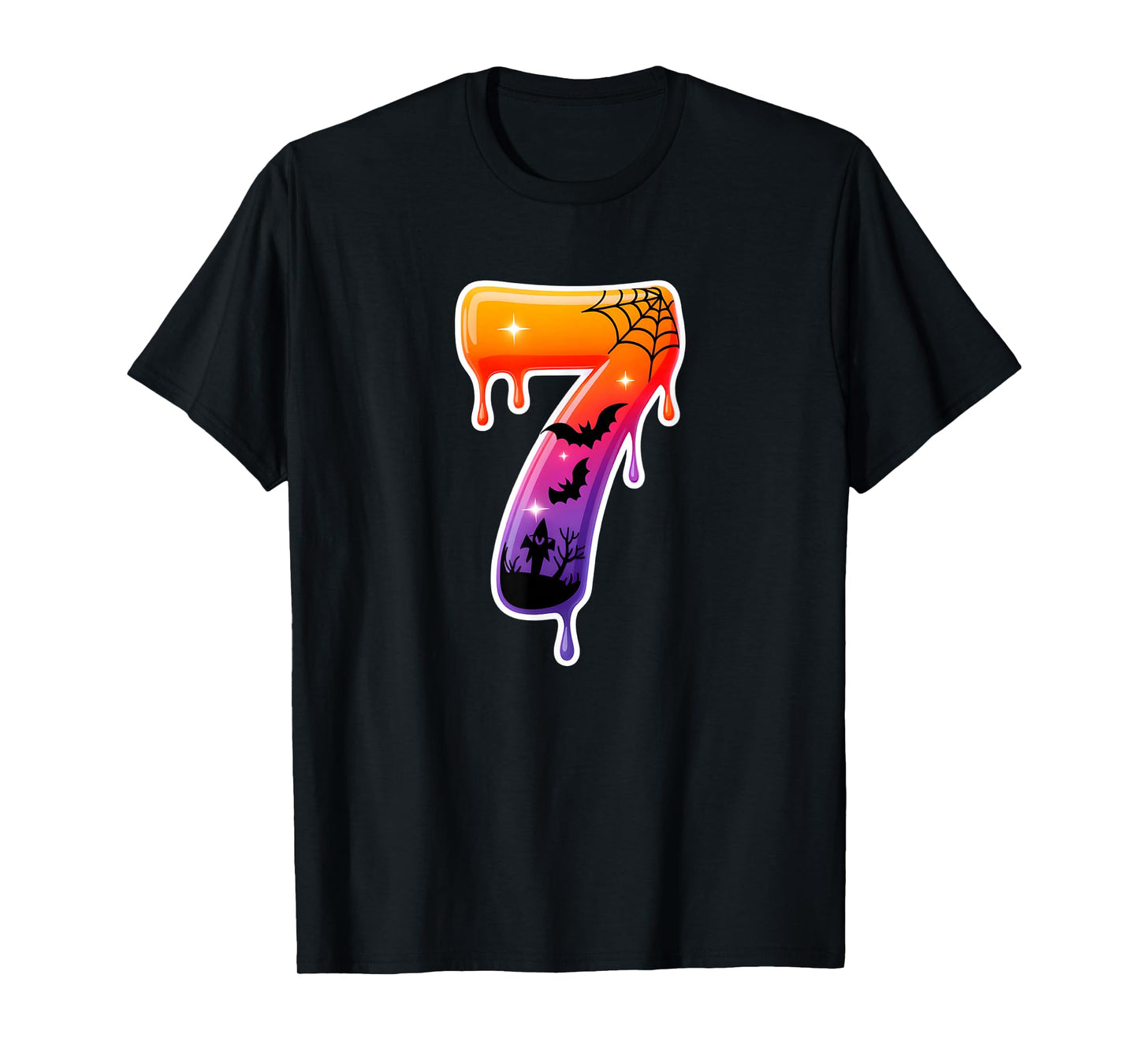 Six Seven 67 6 7 Meme Design Funny Ice Cream Drip Costume T-Shirt
