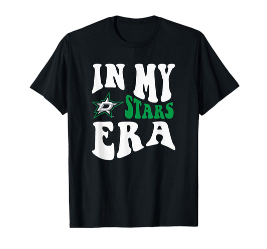 Dallas Stars Era Black Officially Licensed T-Shirt