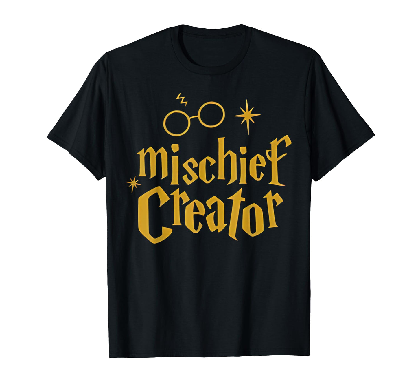 Mischief Creator Funny Magical Wizard Birthday Boys Girls T-Shirt